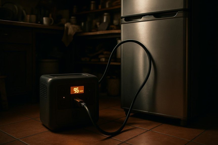 fridge wattage and surges