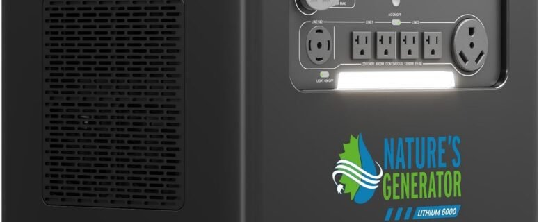 Natures Generator 3 Packs 3840Wh Solar Generator + 125A Automatic Transfer Switch, Lithium Batteries, 6000W Power Station for Home Backup, RVs, Emergencies, Power Outages, and Outdoor Camping