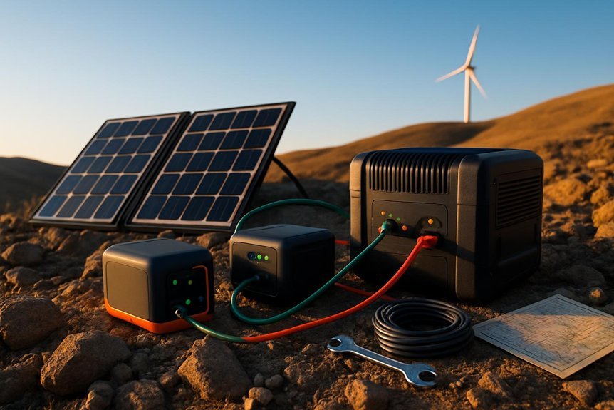 portable station formats topology choices solar integration