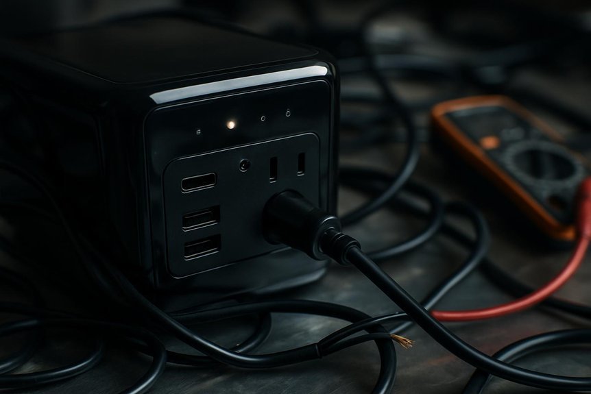 power source and cable checks