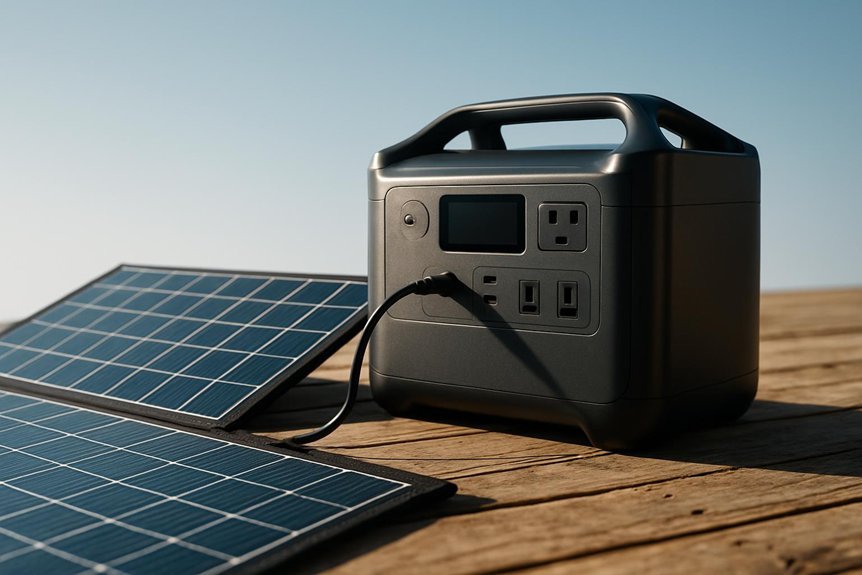 matching panel to power station input