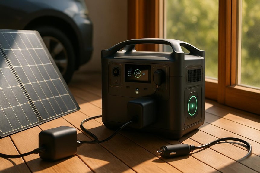 recharge rate by power source