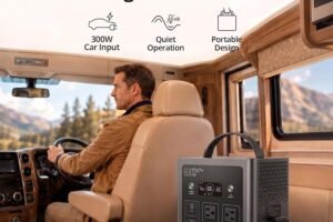 LIBRIDS Portable Power Station C600, 640Wh Solar Generator 600W 4 AC Output