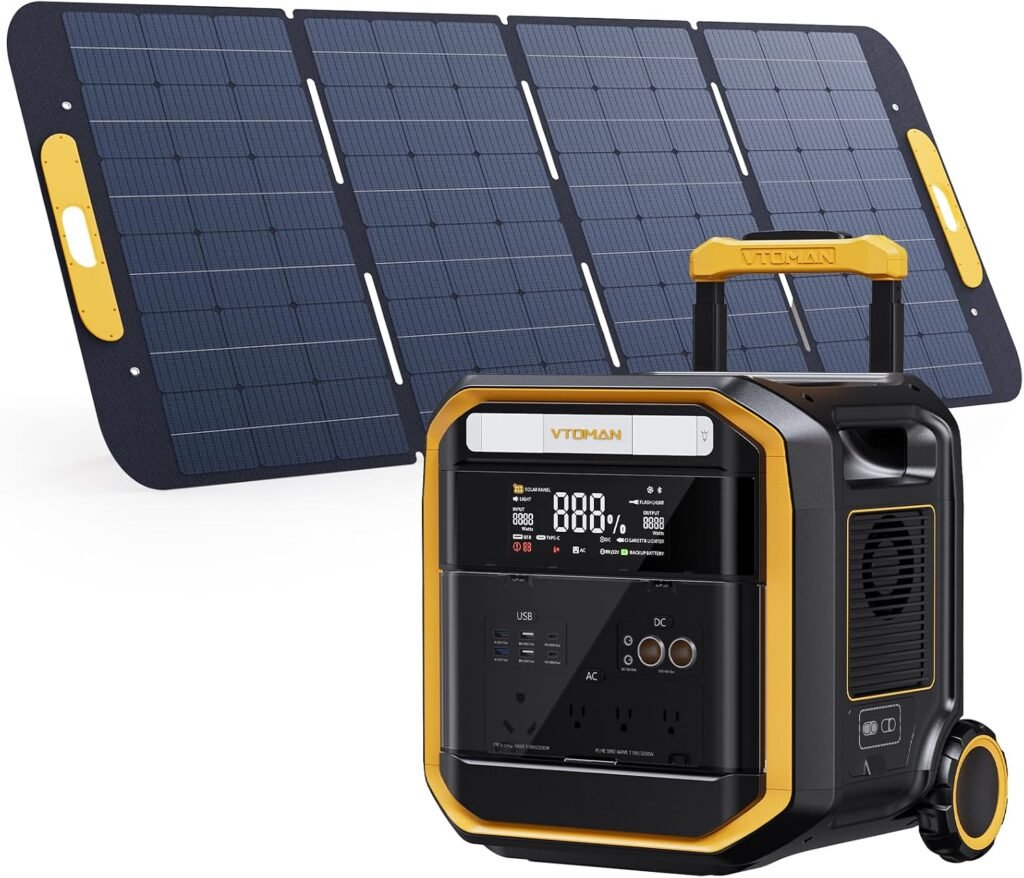 VTOMAN FlashSpeed Pro Portable Power Station with 400W Solar Panel