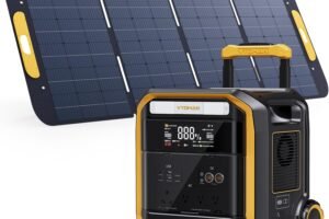 VTOMAN FlashSpeed Pro 3600 Portable Power Station with 400W Solar Panel