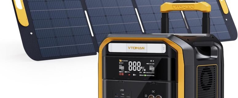 VTOMAN FlashSpeed Pro 3600 Portable Power Station with 400W Solar Panel